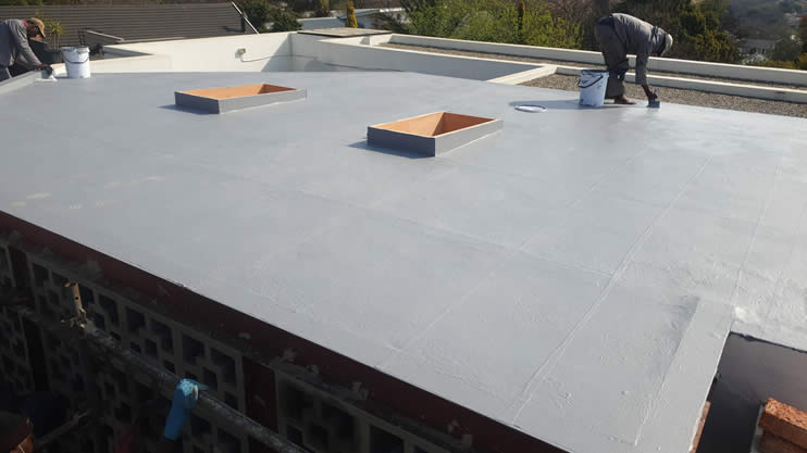 lightweight concrete roof slab waterproofing